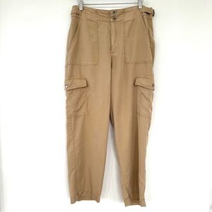 Nicole Miller cargo pants, high waisted, in a lightweight Lyocell fabric
